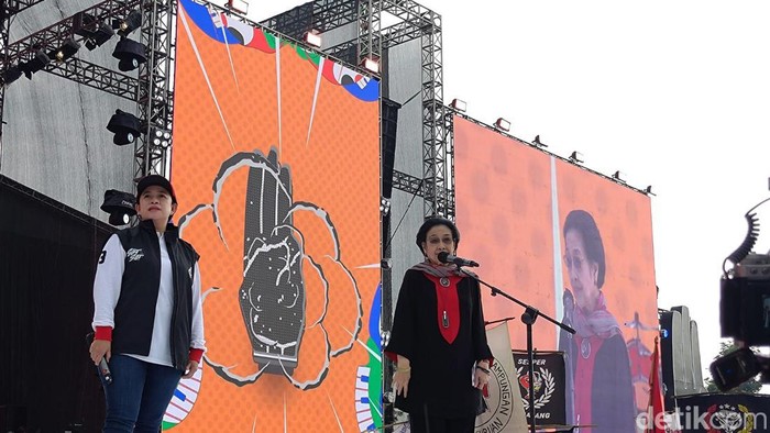 Megawati di Banyuwangi.