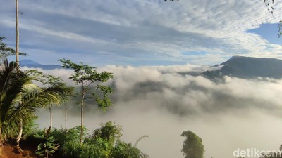 Menyelami Keindahan Negeri di Atas Awan Puncak Bangku Ciamis
