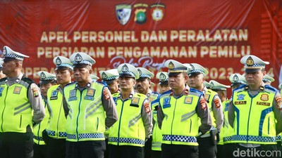 Polda Metro Jaya Gelar Apel Persiapan Pemilu 2024