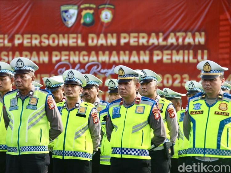 Polda Metro Jaya Gelar Apel Persiapan Pemilu 2024
