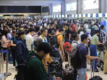 Ramainya Bandara Soetta Saat Libur Panjang