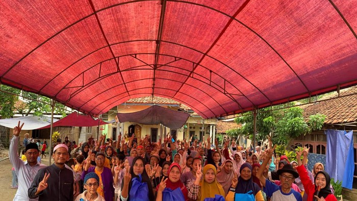 Relawan Samawi sosialisasi di Indramayu.