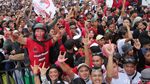 Ganjar-Mahfud Sapa Pendukung saat Kampanye Akbar di Banyuwangi