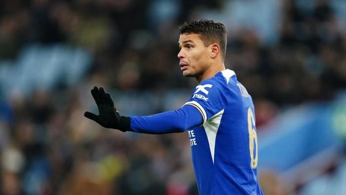 Chelseas Thiago Silva during the Emirates FA Cup fourth round replay match at Villa Park, Birmingham. Picture date: Wednesday February 7, 2024. (Photo by David Davies/PA Images via Getty Images)