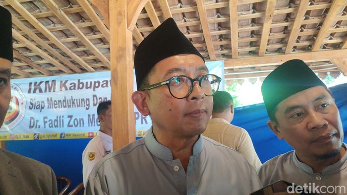 Waketum Partai Gerindra, Fadli Zon (Rizky AM/detikcom)
