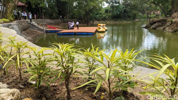 Wisata Embung Kayen, salah satu destinasi di bekas galian tambang C Trenggalek.