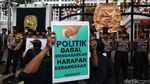 Aksi HMI MPO Minta KPU Netral