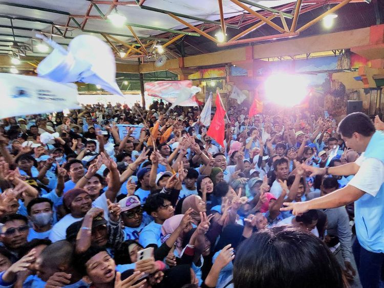 Kala Bang Ara Bakar Semangat Relawan, Deklarasi Prabowo-Gibran Satu Putaran