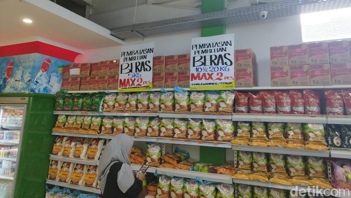 Beras Langka di Minimarket
