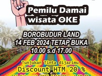Borobudur Land Magelang Beri Diskon Khusus di Hari Pencoblosan
