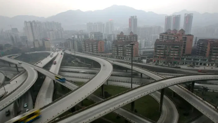 Chongqing kota futuristik