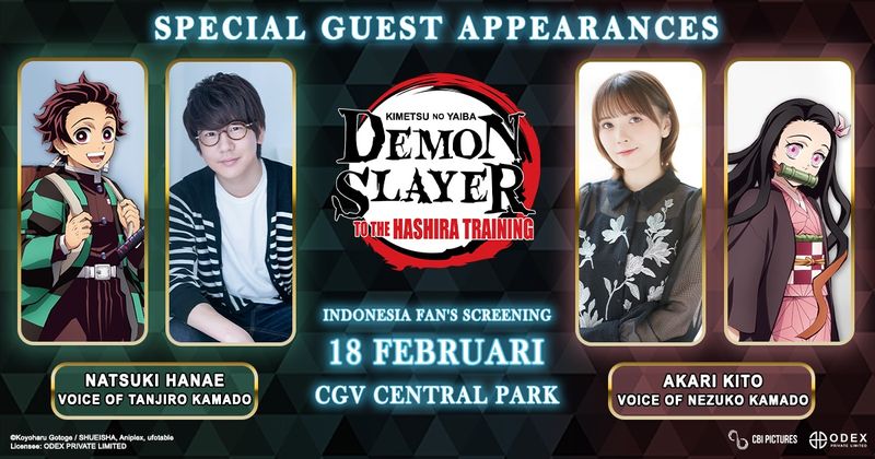 Fan's Screening Demon Slayer To the Hashira Training di Jakarta.