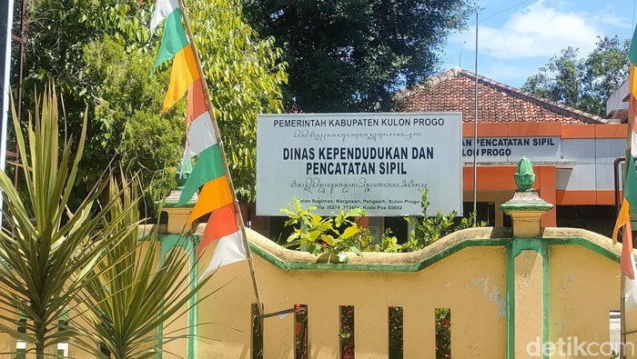 Dinas Kependudukan dan Pencatatan Sipil (Disdukcapil) Kulon Progo. Foto diunggah Jumat (9/2/2024)