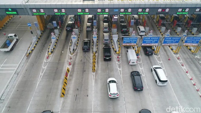 Ilustrasi gerbang tol.