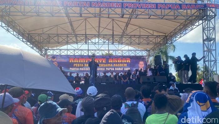 Kampanye Akbar partai NasDem Papua Barat Daya.