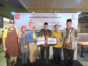 BAZNAS Puji McD Indonesia Jadi Resto Cepat Saji Pertama Penghimpun Sedekah