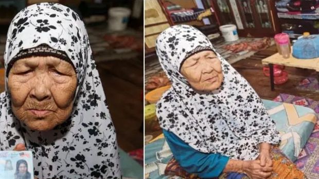 Nenek yang bernama Siti Hawa ini mengaku mau menikah untuk yang ke-8 kalinya jika ada pria yang ingin melamar dirinya.