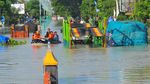 Penampakan Ketinggian Banjir di Demak