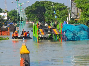 Banjir di Demak Belum Surut, 15.645 Orang Tinggal di Pengungsian