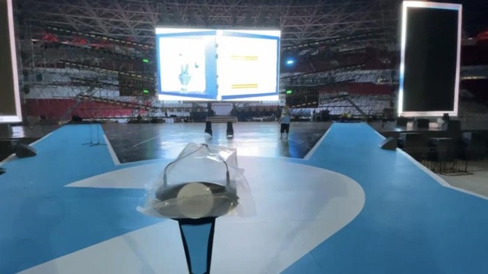 Persiapan kampanye akbar di GBK