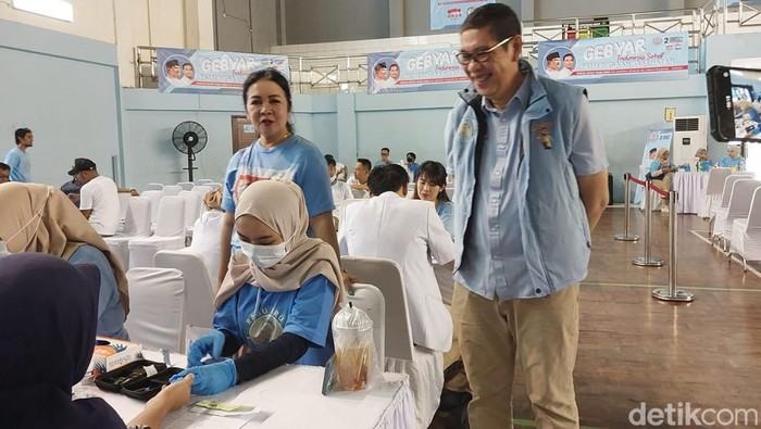Rabu Biru untuk Indonesia menggelar acara Gebyar Bakti Sosial Kesehatan (Baksoskes). (Istimewa)