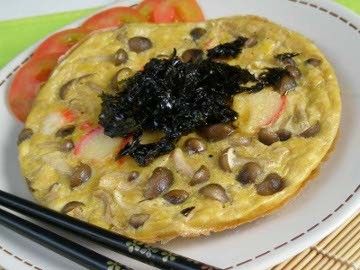 Resep Telur Dadar Jamur Shimeji