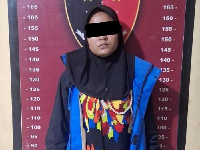 Tampang istri yang bakar suaminya di Deli Serdang.