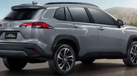 Corolla Cross 2024 juga mendapatkan velg baru, dengan varian HEV Premium ke atas mendapatkan velg two-tone berukuran 18 inci yang dipadukan dengan ban 225/50R18, sedangkan varian GR Sport mendapatkan ban dengan profil serupa, namun dengan desain velg berbeda. Foto: Dok. Toyota Thailand