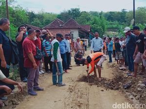 Portal Desa di Batas Klaten-Gunungkidul Dirusak Sekelompok Orang Misterius