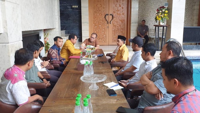 Audensi Pemuda Perti Sulsel dengan Wali Kota Makassar Danny Pomanto. Dokumen Istimewa