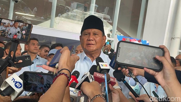 Capres nomor urut 2 Prabowo Subianto (Rumondang N/detikcom)