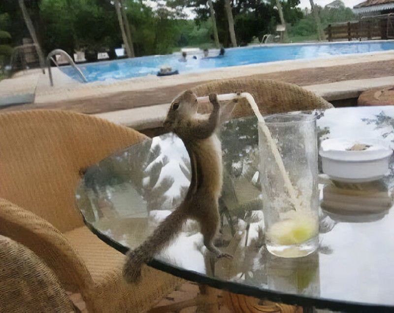 Foto kocak diambil momen yang pas