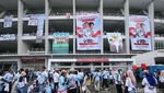 Penampakan GBK Membiru Saat Kampanye Akbar Prabowo-Gibran