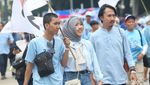 Penampakan GBK Membiru Saat Kampanye Akbar Prabowo-Gibran