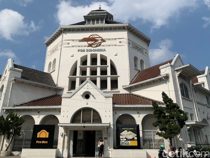 Kantor Pos Kota Medan. (Foto: Goklas Wisely/detikSumut).