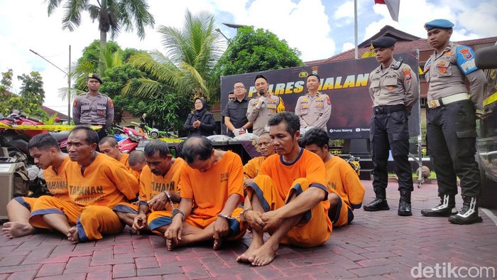 Komplotan curanmor dan pendah di Malang usai diringkus