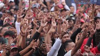 Semarang menjadi kota penutup rangkaian hajatan rakyat pasangan capres nomor urut 3 Ganjar Mahfud.