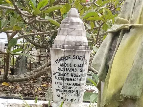 Makam Sultan Ahmadsyah (Foto: Dok. Cagar Budaya Sumut)