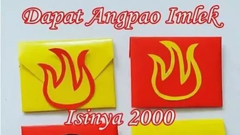 Angpao untuk bayar parkir... Foto: Twitter