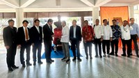 Turut hadir Dirjen Perhubungan Laut Capt. Antoni Arif Priyadi, Sesditjen Perhubungan Laut Lollan Panjaitan, Director  General Pelabuhan Laem Chabang Mr. Rutthakorn, dan Managing Director Pelabuhan Laem Chabang Mr. Suwit Ratanachinda.