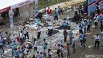Penampakan Lautan Sampah Usai Lautan Manusia Kampanye Prabowo-Gibran