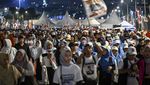 Penampakan Pendukung AMIN yang Ramaikan JIS Sejak Subuh