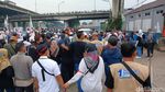 Potret Massa AMIN Long March dari Ancol ke JIS