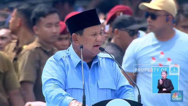 Calon presiden nomor urut 2, Prabowo Subianto mengatakan Indonesia bisa menjadi negara kelima terkuat di dunia. Hal ini disampaikan Prabowo saat berpidato di kampanye akbar Prabowo-Gibran di Stadion GBK, Sabtu (10/2).