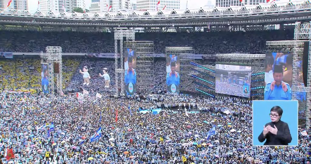 Prabowo Subianto calon presiden nomor urut 2. (Tangkapan layar Youtube Waktunya Indonesia Maju)