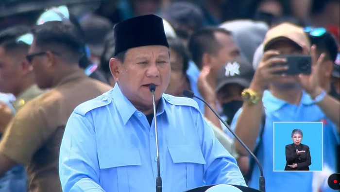 Prabowo Subianto di Kampanye Akbar GBK (Tangkapan layar YouTube Waktunya Indonesia Maju)