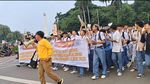 Ratusan Pelajar Deklarasi Tolak Pendidikan Politik Negatif di Pemilu 2024