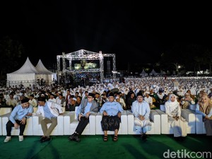 100 Ribu Santri Nahdlatul Wathan di Lombok Deklarasi Dukung Prabowo-Gibran