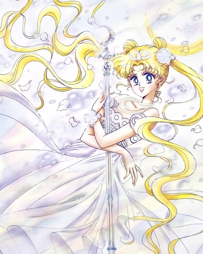 Sailor Moon Gambar Princess Serenity dipamerkan Naoko Takeuchi sang mangaka Sailor Moon.