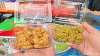Begini tampilan kaloci. Terdapat dua rasa kaloci, original dan pandan. Tekstur kenyalnya pas dan rasanya manis lezat. Foto: Detikcom / Atiqa Rana